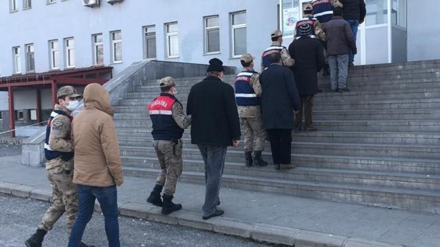 Terörist cenazesinde propaganda: 7 gözaltı