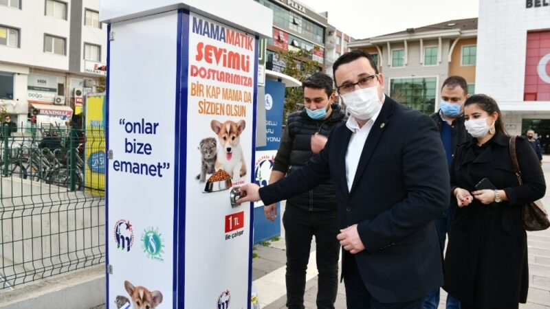 Mustafakemalpaşa’da mamamatik uygulaması başladı Hayvan dostu projelerle sevimli dostların her zaman yanında olan Mustafakemalpaşa