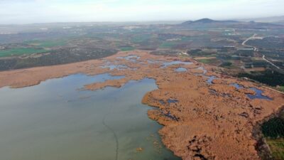 Uluabat Gölü’nde kuraklık tehlikesi