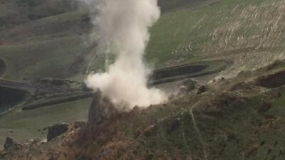 Define ararken patlama meydana geldi