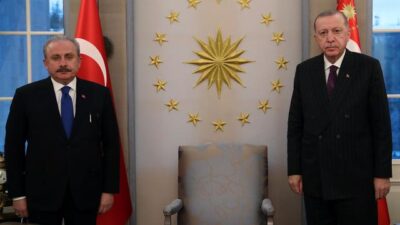 Cumhurbaşkanı Erdoğan, TBMM Başkanı Şentop’u kabul etti