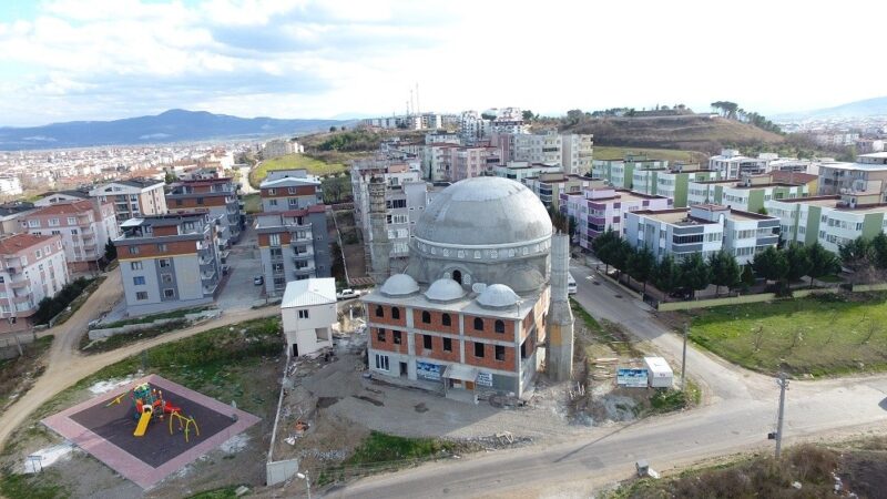 Bursa’da şehitlerin adı camide yaşatılacak Bursa’nın Mustafakemalpaşa ilçesinin en büyük kubbeli camii olacak Oğlak Tepe’deki