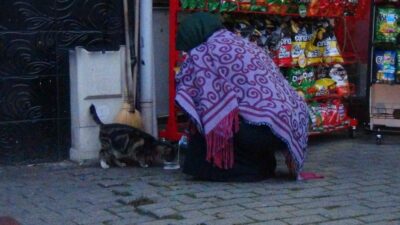 Bursa’da soğuk havada iç ısıtan görüntü