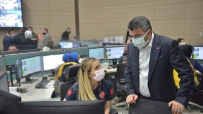 Başkan Yılmaz’dan 2021’e çalışarak girenlere ziyaret