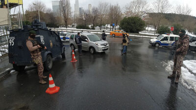 Giriş çıkışlar kapatıldı! Polis geniş kapsamlı denetim başlattı