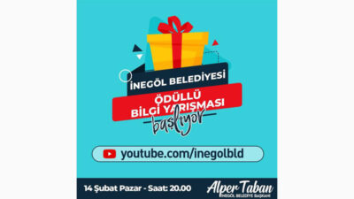İnegöl Belediyesi’nden ödüllü bilgi yarışması