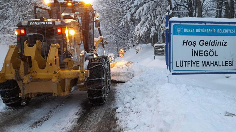 İnegöl Belediyesi 20 ekiple sahada