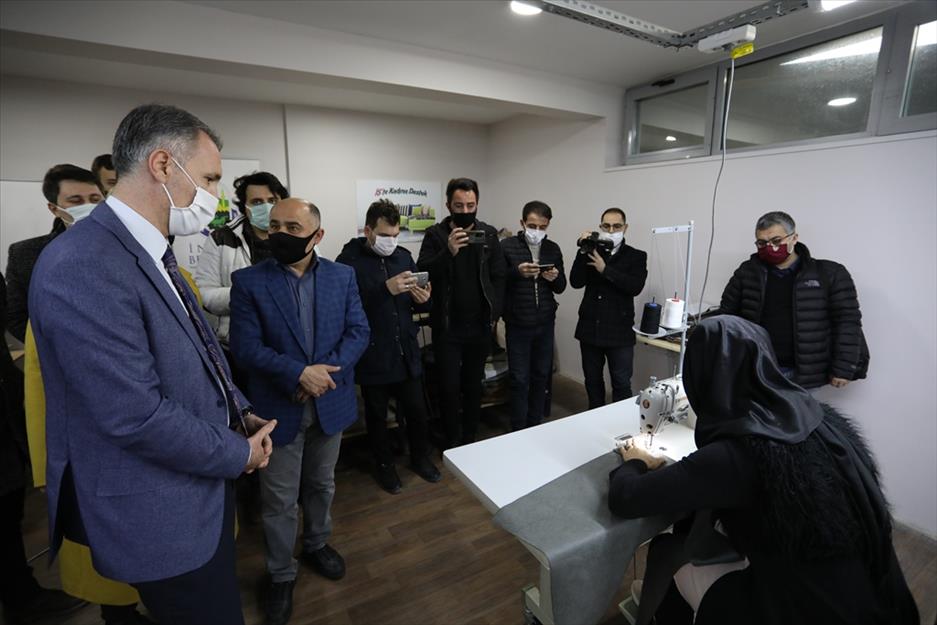 Koltuk dikiş elemanı kursunda eğitim başladı