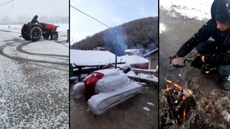 Yer: Bursa… Bu görüntüleri binlerce kişi izledi