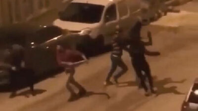 Bursa’da sokak ortasında kavga