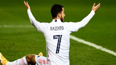 İspanya'nın Real Madrid Kulübü, Belçikalı hücum oyuncusu Eden Hazard'ın sol