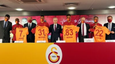 Galatasaray’da yeni transferler Gedson Fernandes, DeAndre Yedlin, Henry Onyekuru ve