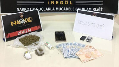 Bursa’da durdurulan araçlardan uyuşturucu çıktı