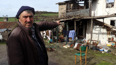 İki katlı evde korku dolu anlar