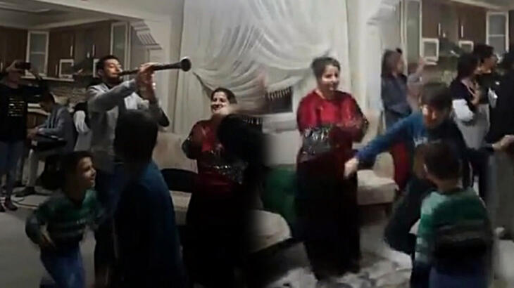 Şoke eden manzara! Yasağa rağmen evde eğlence yaptılar