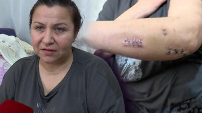 Eşini ve 40 günlük bebeğini bıçakladı! Tehdit mektubu mahkemede