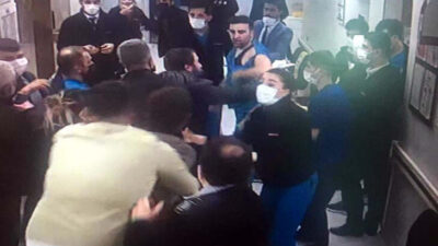 Hasta yakınları sağlık çalışanlarına dehşeti yaşattı!