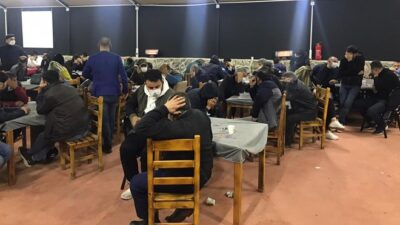 Kumarhaneye baskın: 168 kişiye 763 bin lira ceza