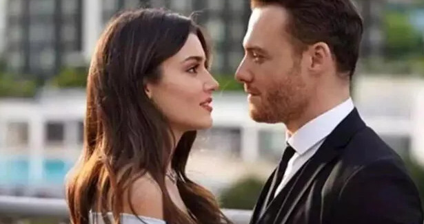 Kerem Bürsin ve Hande Erçel yakayı ele verdi Kerem Bürsin ve Hande Erçel yakayı ele verdi