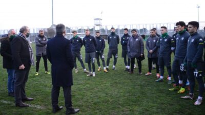 Bursaspor’a sürpriz ziyaret!