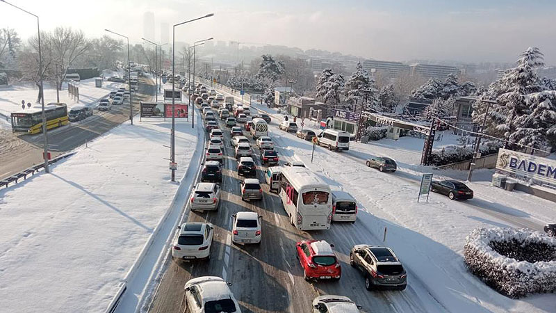 Bursa’da kar esareti!