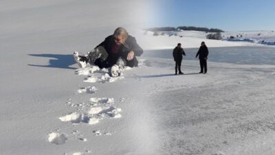 Burası Sibirya değil Bursa! Yüzerek değil koşarak açıldılar…