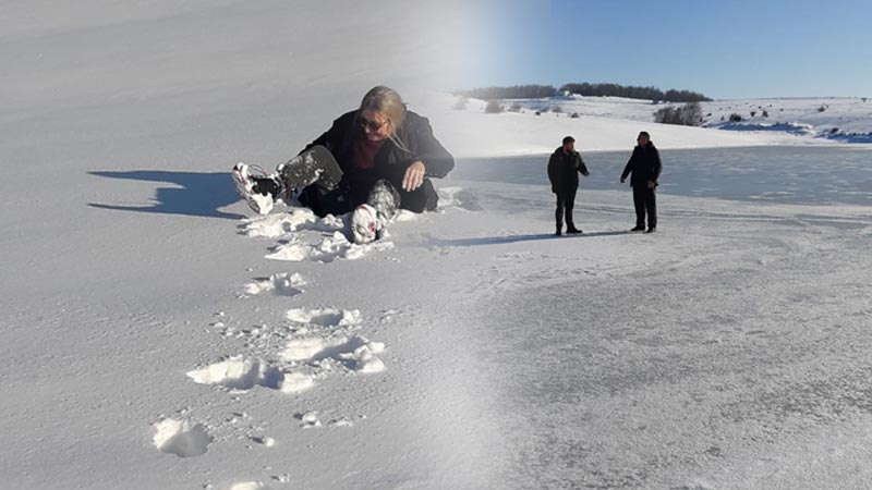 Burası Sibirya değil Bursa! Yüzerek değil koşarak açıldılar…