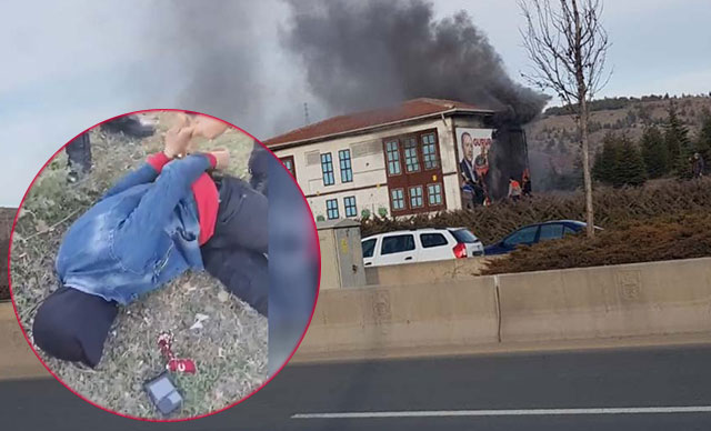 Cumhurbaşkanı Erdoğan’ın posterini yakan kişiye gözaltı