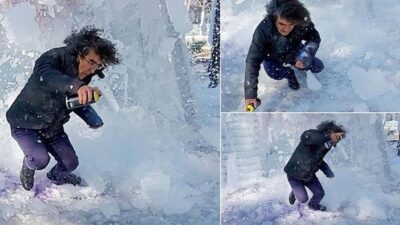 Sanatsal çalışma yapıyordu! Dekan ölümden döndü