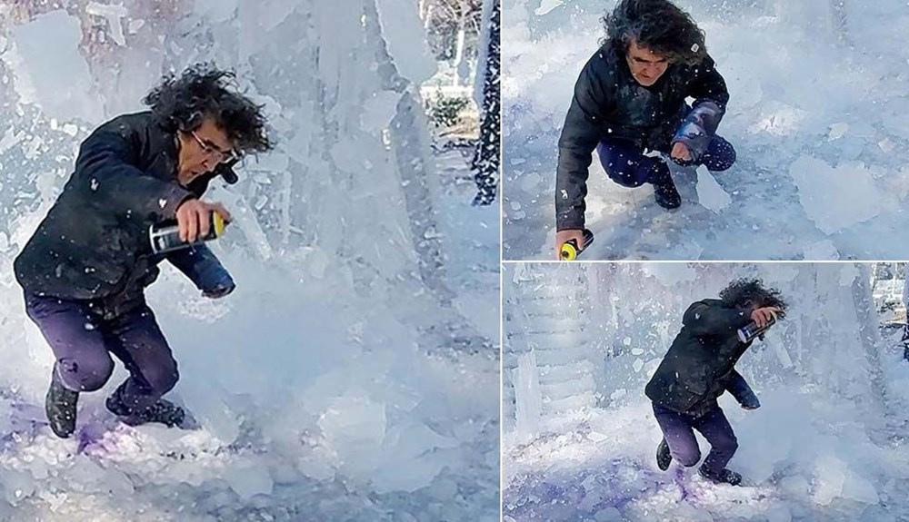 Sanatsal çalışma yapıyordu! Dekan ölümden döndü