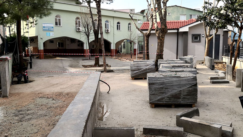 Cami çevreleri güzelleşiyor Cami çevreleri güzelleşiyor