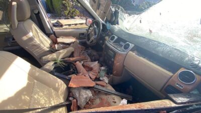 Geride enkaz kaldı!