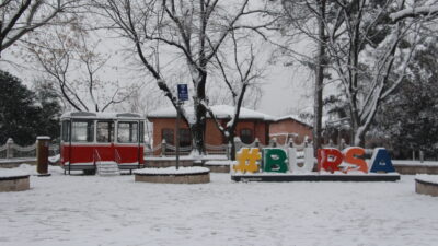 Bursa’dan kar manzaraları