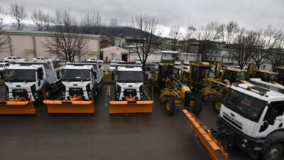 Osmangazi karla mücadeleye hazır