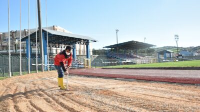 Mustafakemalpaşa ilçe Stadı yenilendi