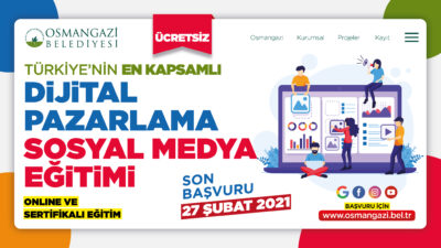 Dijital Pazarlama ve Sosyal Medya Eğitimi’ne Rekor Başvuru