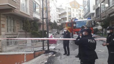 3 katlı apartmanda patlama! Ortalık savaş alanına döndü