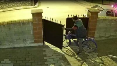 Bursa’da bisikleti alıp böyle gitti