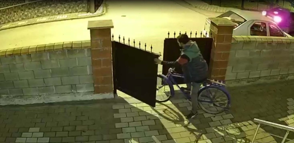 Bursa’da bisikleti alıp böyle gitti