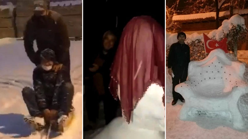 Bursa’dan ilginç görüntüler