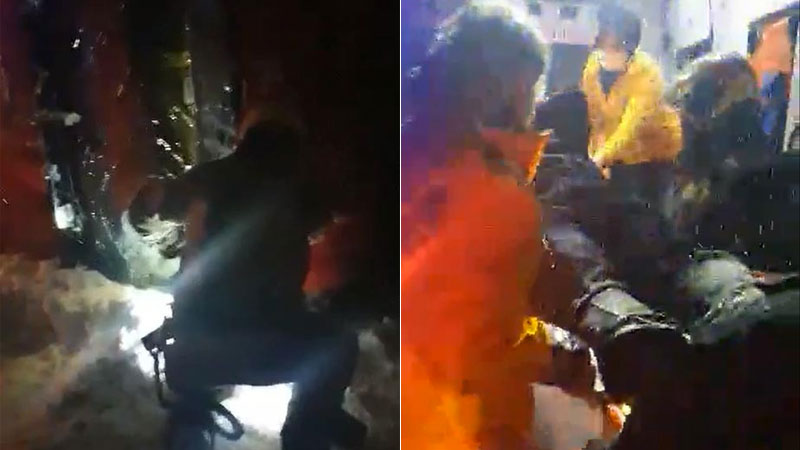 Bursa’da TIR devrildi