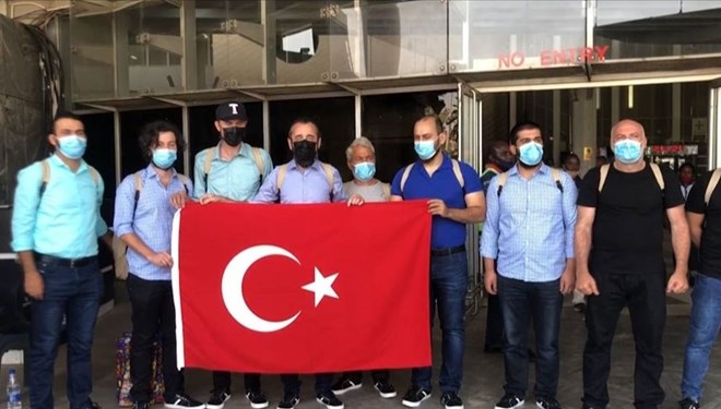 Denizciler Türkiye’ye dönüyor…