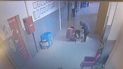 Bursa’da okuldan hırsızlık kamerada