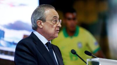 Avrupa Süper Ligi'nin ve Real Madrid'in başkanı Florentino Perez, organizasyonla