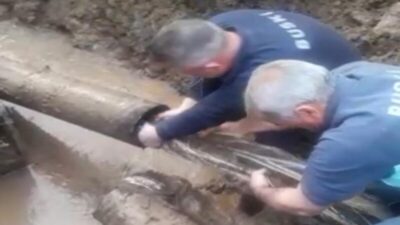 Yer: Bursa… İçme suyu borusundan çıkanlar şaşırttı