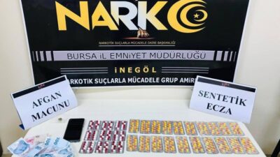 İnegöl’de uyuşturucu operasyonu