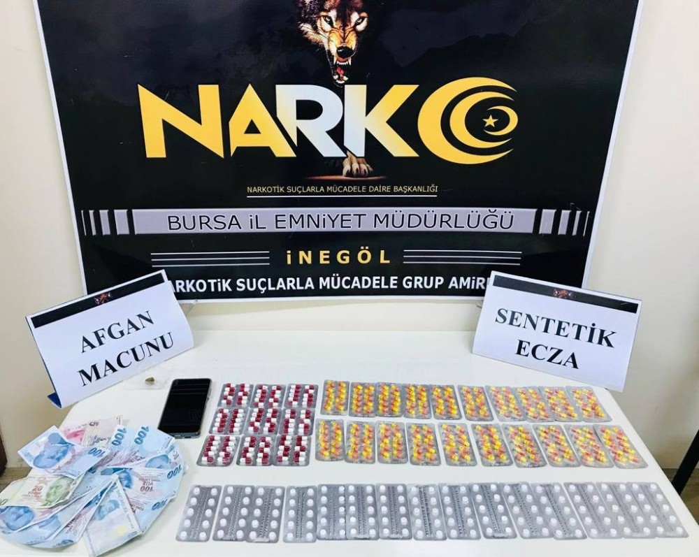 İnegöl’de uyuşturucu operasyonu