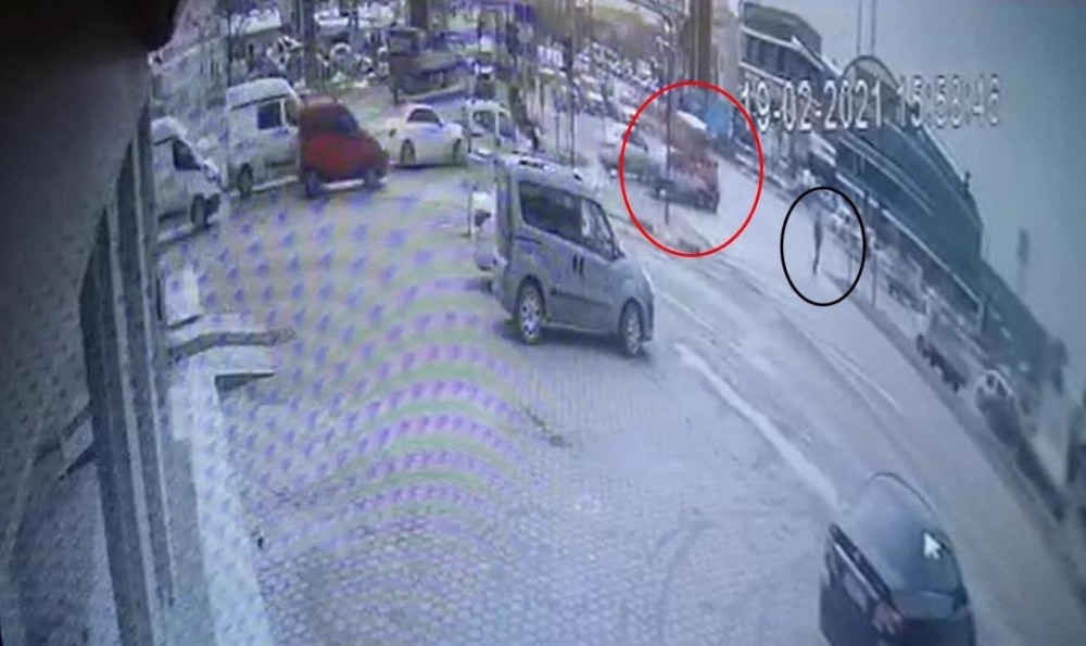 Bursa’daki feci kaza kamerada