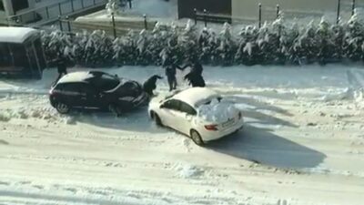 Görüntüler Bursa’dan… Son anda kurtuldu