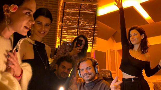 Önce test sonra parti! Belçim Bilgin yeni yaşını arkadaşlarıyla kutladı